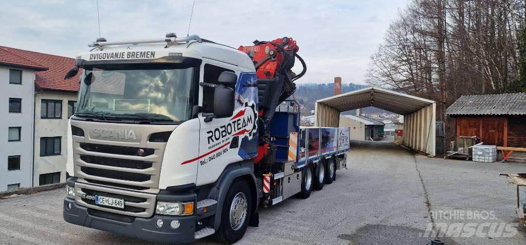 Scania G 490 起重機卡車