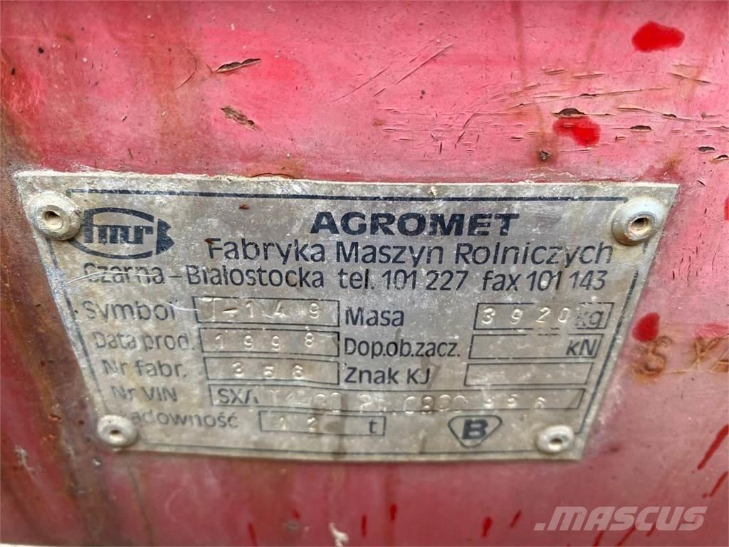Agromet T-149 傾卸式拖車