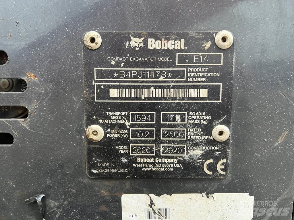 Bobcat E17 小型挖土機/掘鑿機<7t(小型挖掘機)