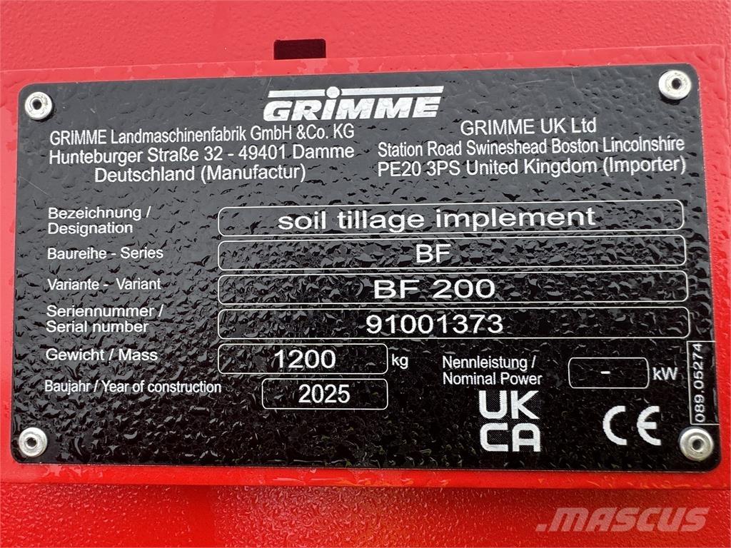 Grimme BFL200 其他農業機械