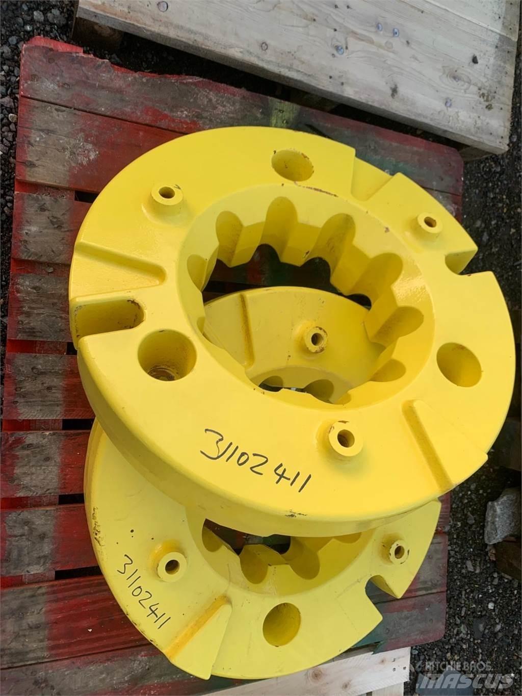 John Deere 600KG 輪胎、車輪和輪圈
