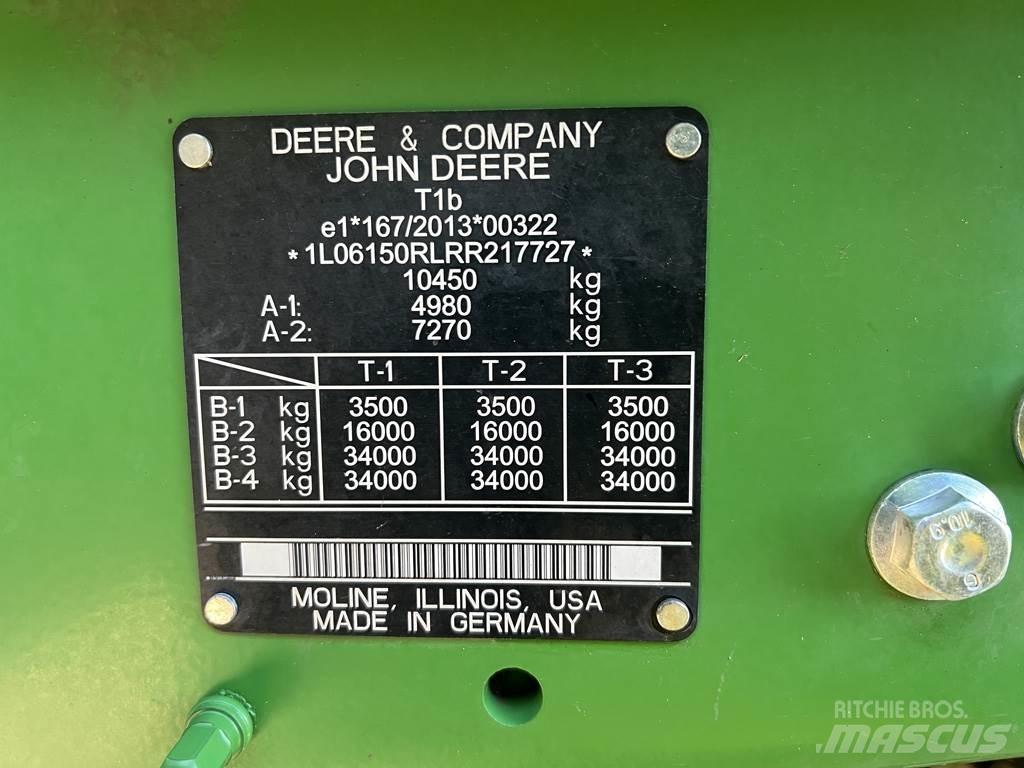 John Deere 6R150 曳引機