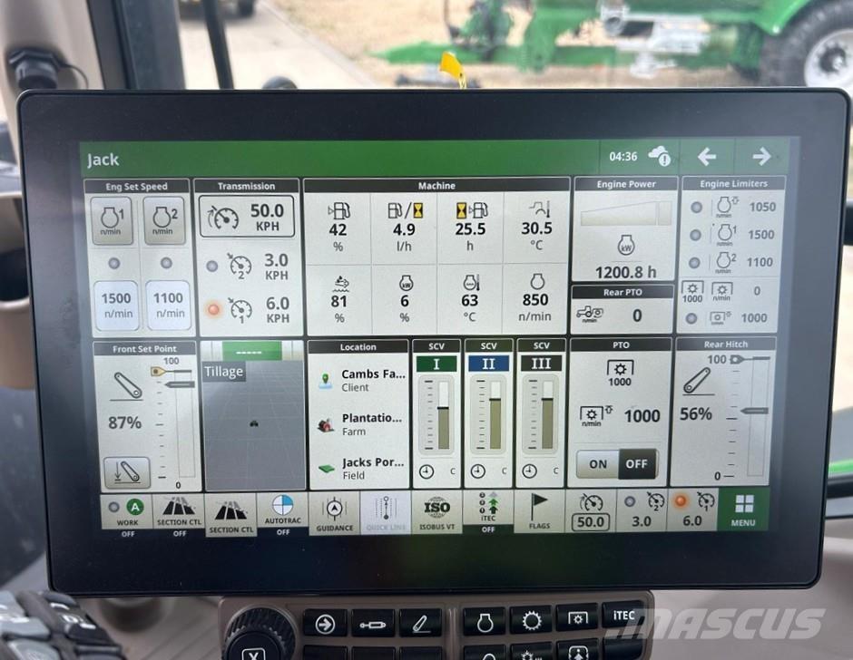 John Deere 6R185 曳引機