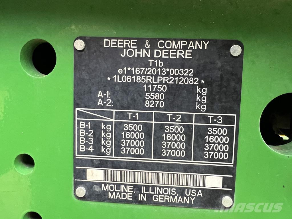 John Deere 6R185 曳引機