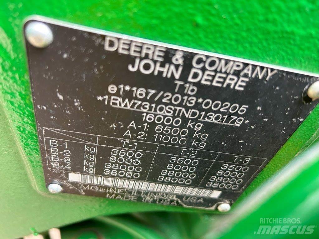 John Deere 7R310 曳引機