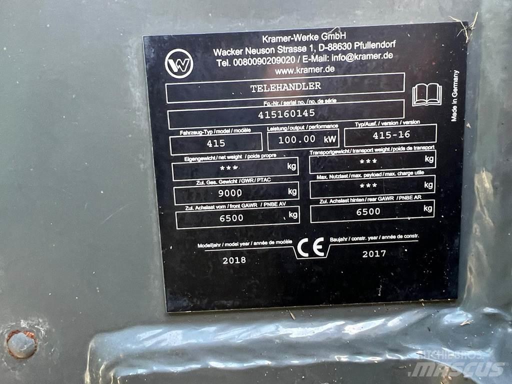 Kramer KT357 農業用伸縮臂裝載機