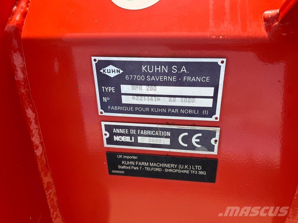 Kuhn BPR280 RH 莖葉去葉機