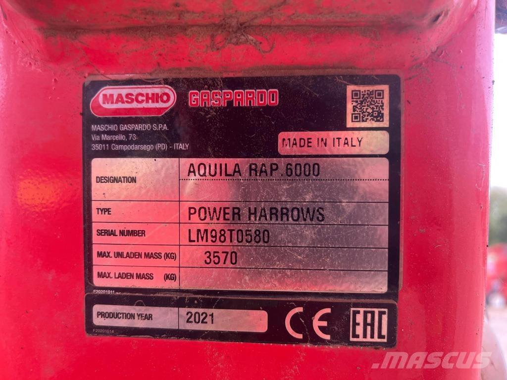 Maschio AQUILA 6M 動力耙和旋轉式耕耘機