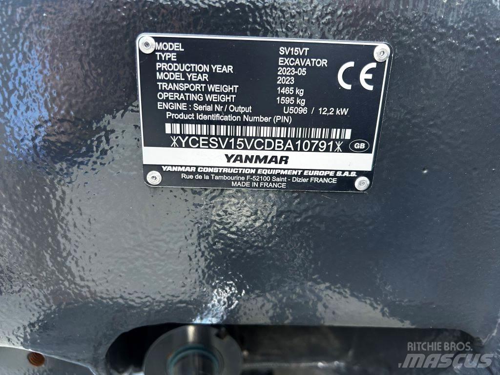 Yanmar SV15VT 中型挖土機/掘鑿機/挖掘機 7t-12t