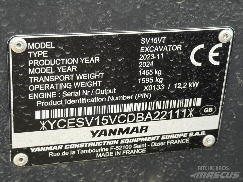 Yanmar SV15VT 中型挖土機/掘鑿機/挖掘機 7t-12t