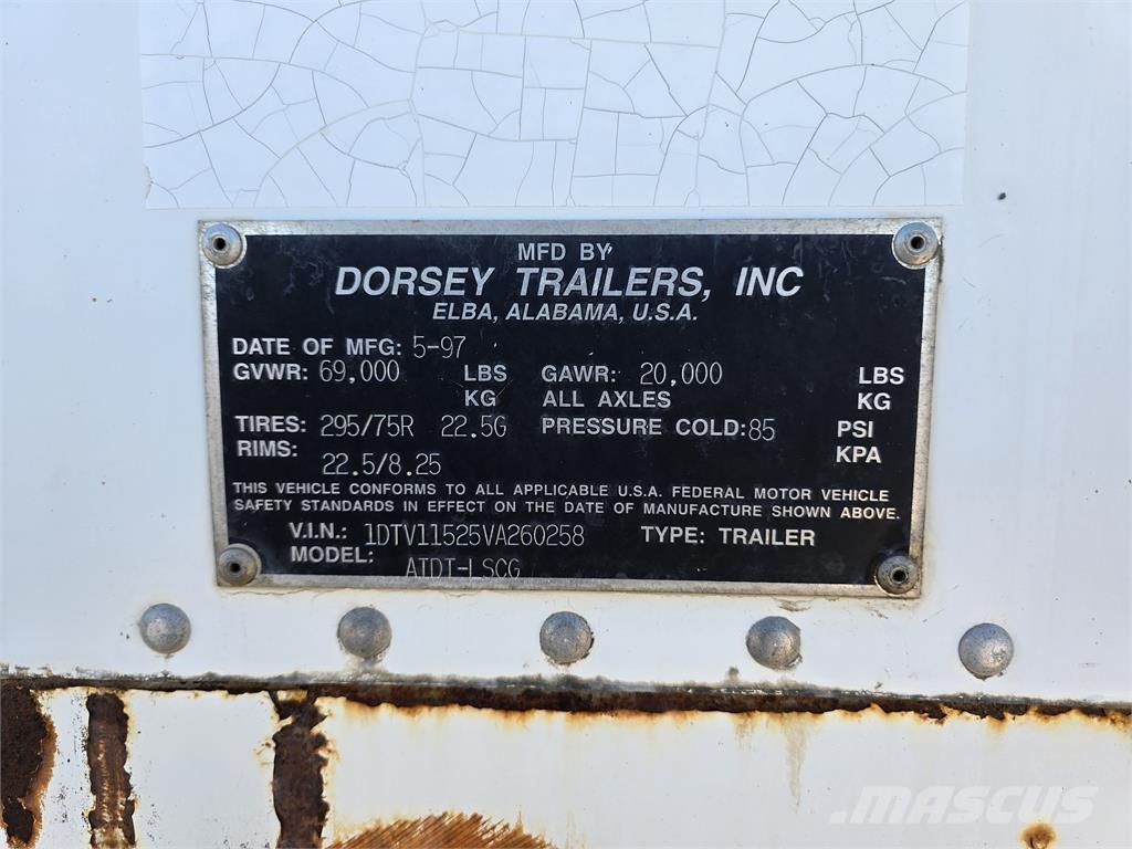 Dorsey 53' 箱體拖車