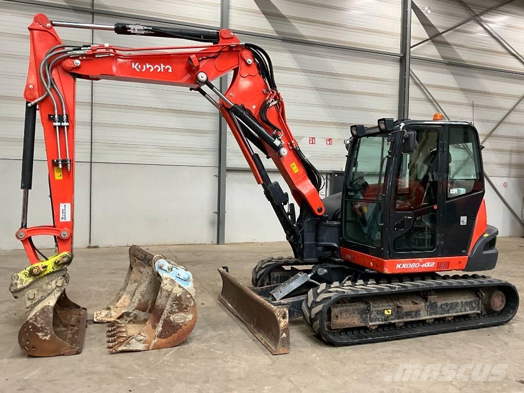 Kubota KX 080-4 A 2 中型挖土機/掘鑿機/挖掘機 7t-12t