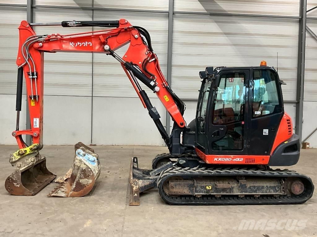 Kubota KX 080-4 A 2 中型挖土機/掘鑿機/挖掘機 7t-12t