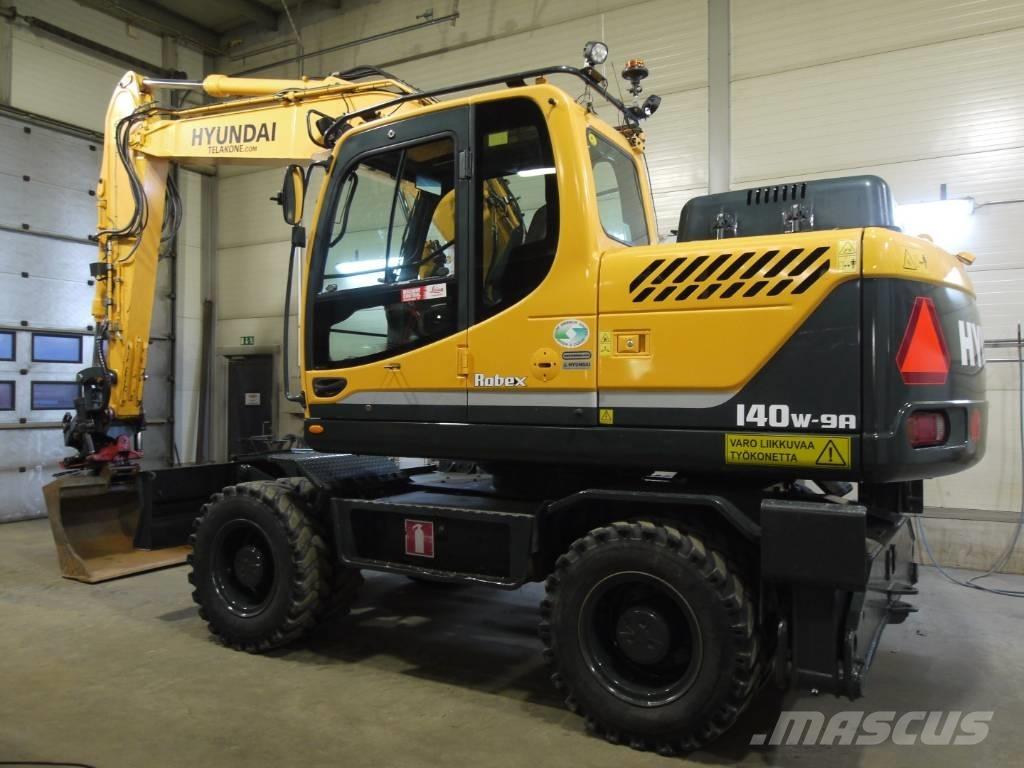 Hyundai R 140 W-9A 旋轉式挖土機/掘鑿機/挖掘機