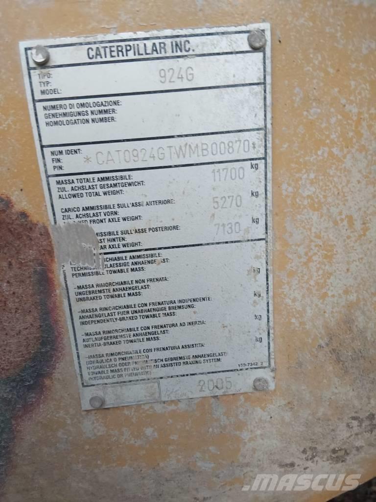 CAT 924 G 輪胎式裝載機