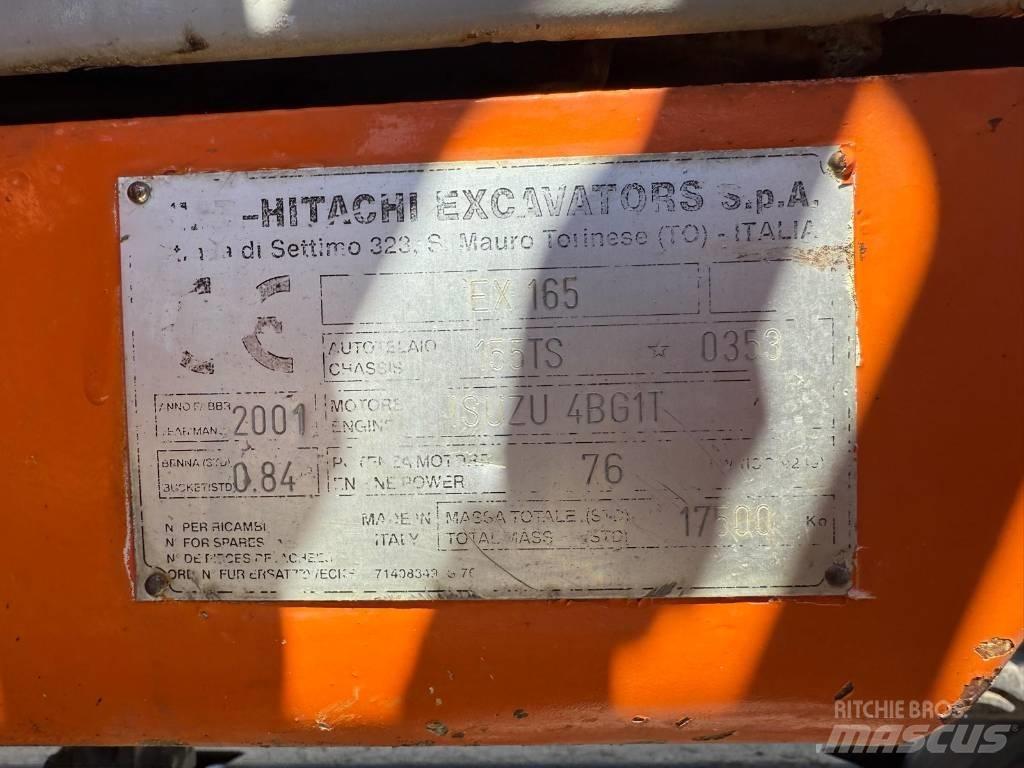 Fiat Hitachi EX 165 履帶式 挖土機/掘鑿機/挖掘機