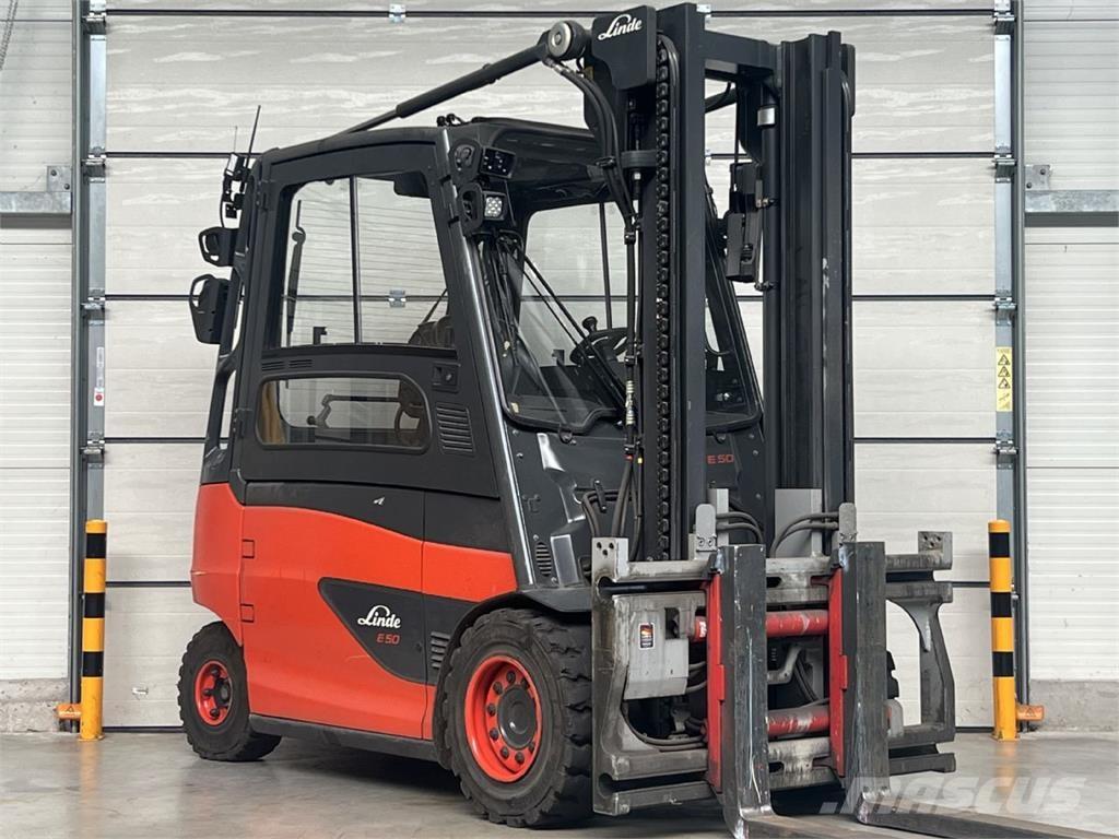 Linde E 50HL-01 電動堆高機