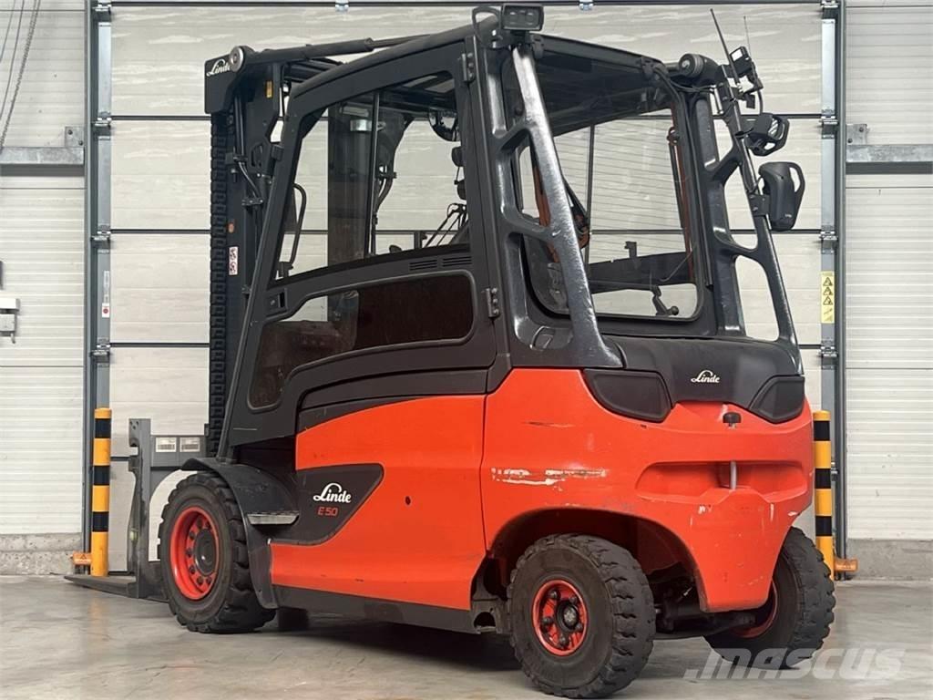 Linde E 50HL-01 電動堆高機