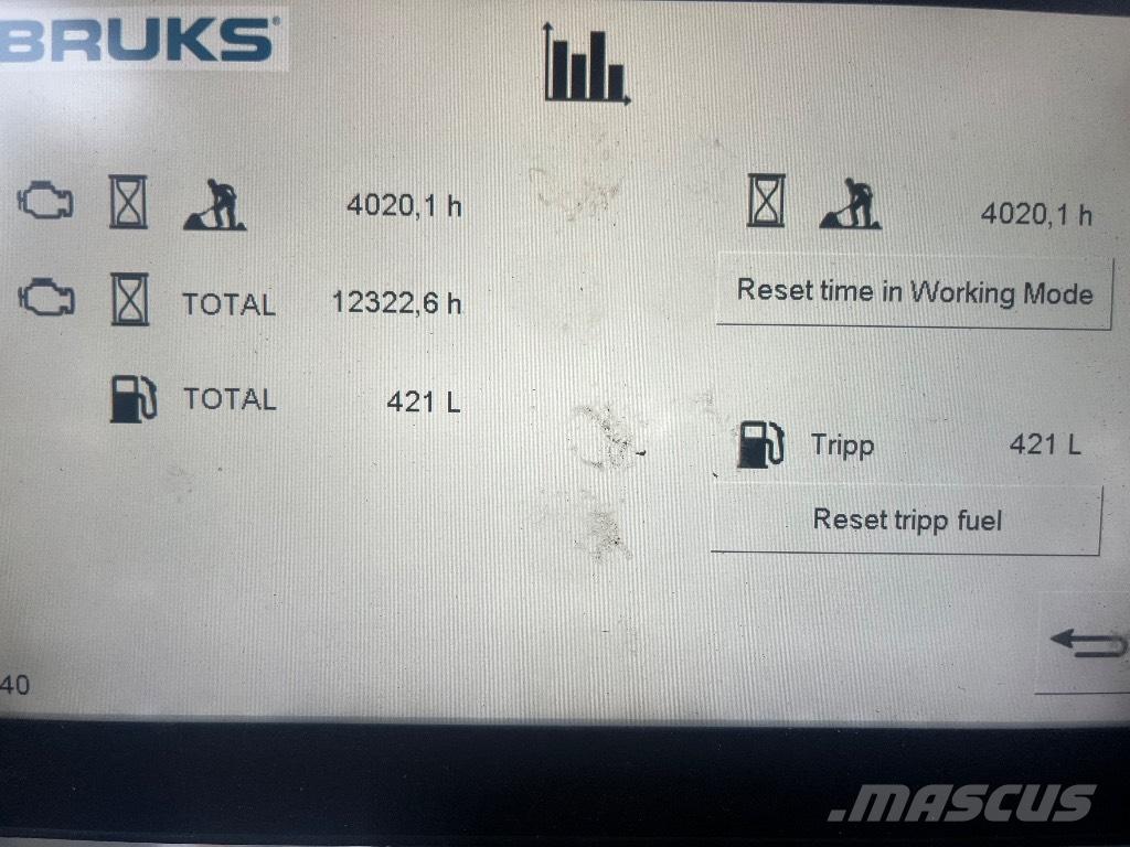 Volvo FH 750 木材分離器和切割機