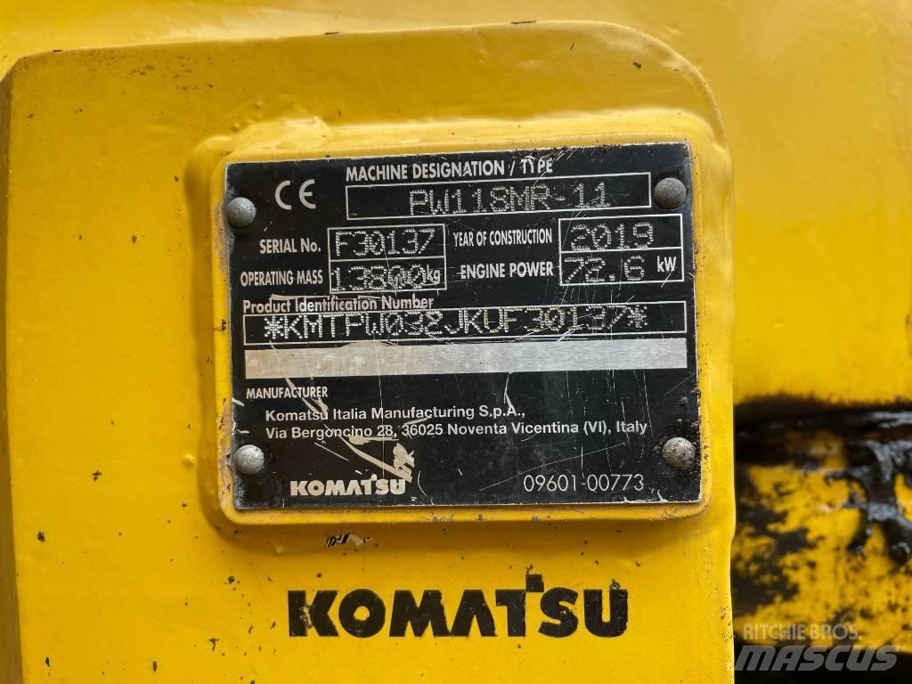Komatsu PW 118 旋轉式挖土機/掘鑿機/挖掘機