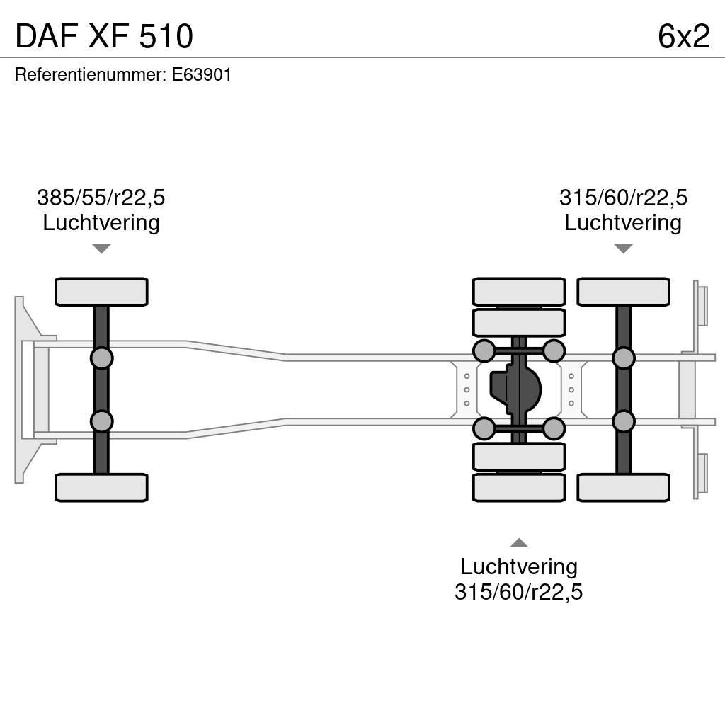 DAF XF 510 商用底盤車