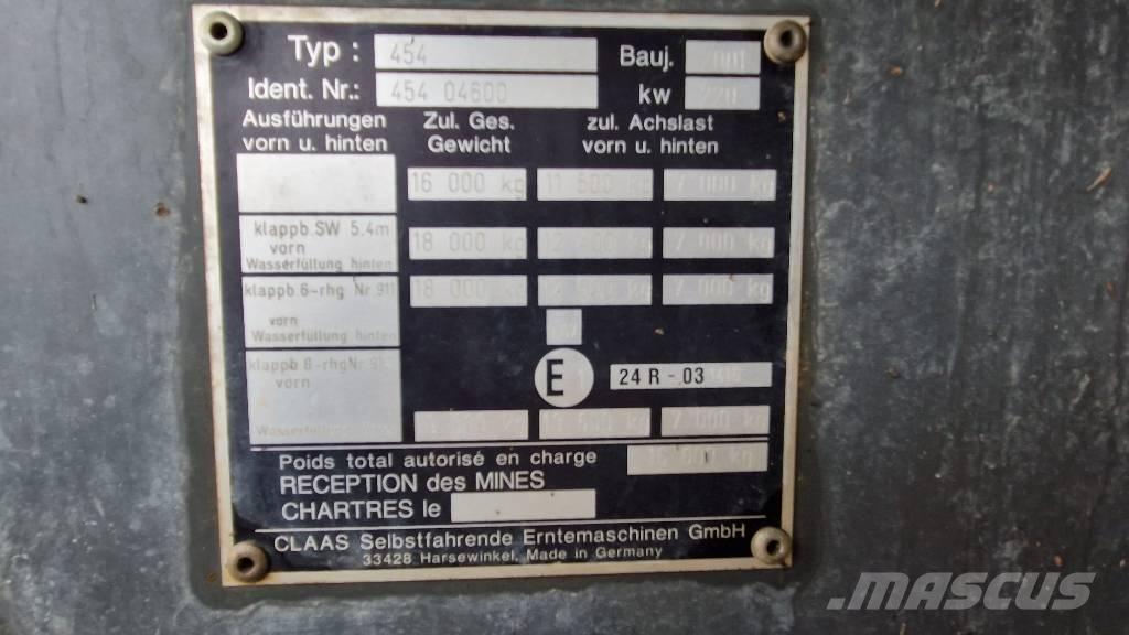 CLAAS lexion 460 聯合收穫機