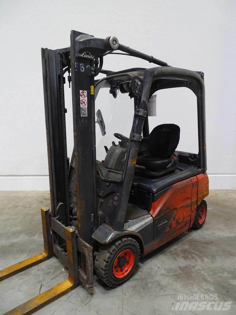 Linde E16P-02 電動堆高機