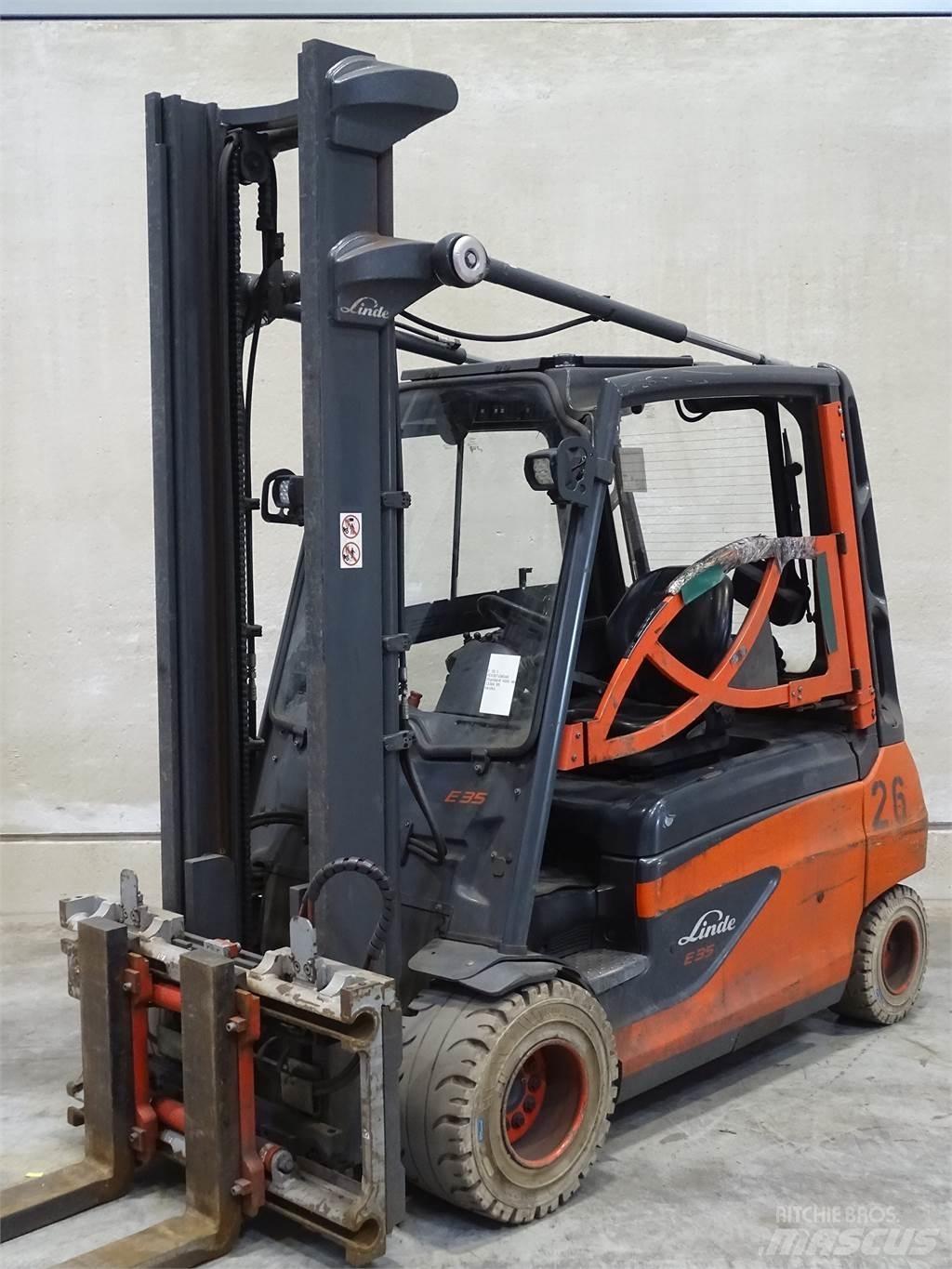 Linde E35L 電動堆高機