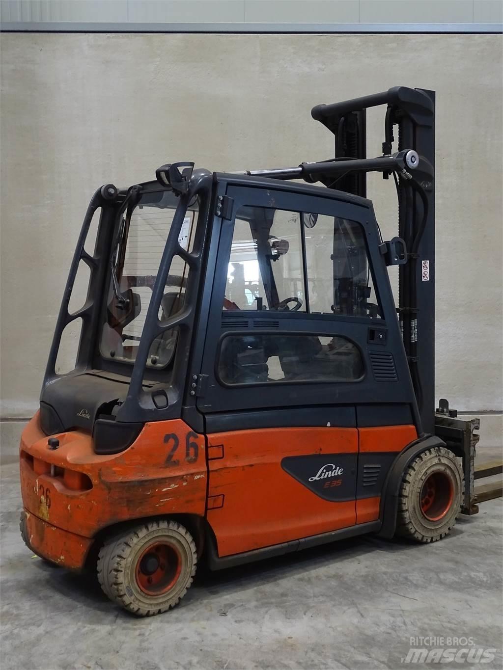 Linde E35L 電動堆高機