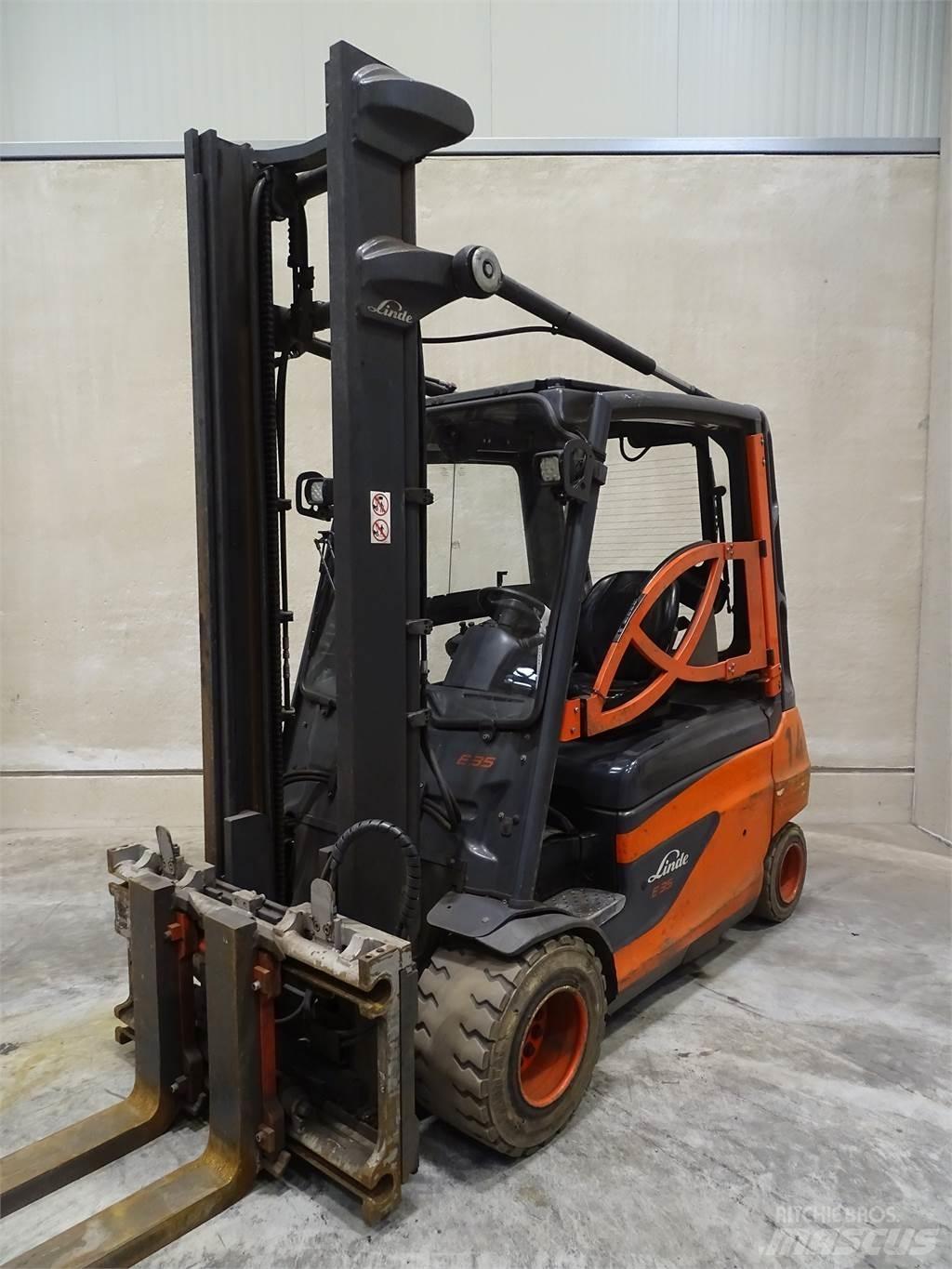 Linde E35L-01 電動堆高機