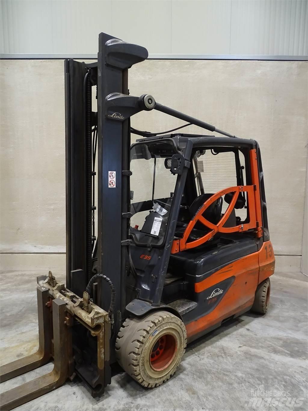 Linde E35L-01 電動堆高機