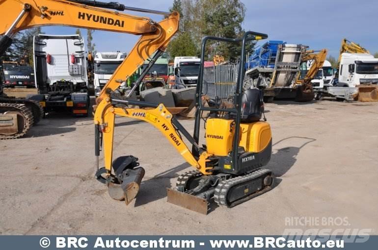 Hyundai HX10A 小型挖土機/掘鑿機<7t(小型挖掘機)