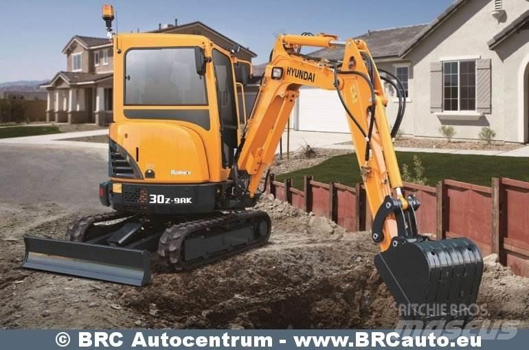 Hyundai R30Z-9AK 小型挖土機/掘鑿機<7t(小型挖掘機)