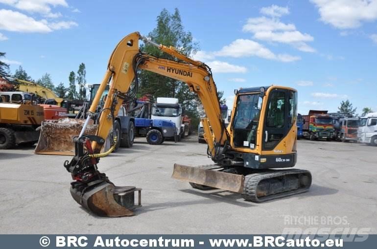 Hyundai R60CR-9A 小型挖土機/掘鑿機<7t(小型挖掘機)