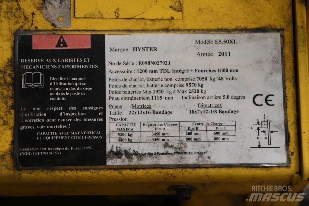 Hyster E5.50XL 電動堆高機