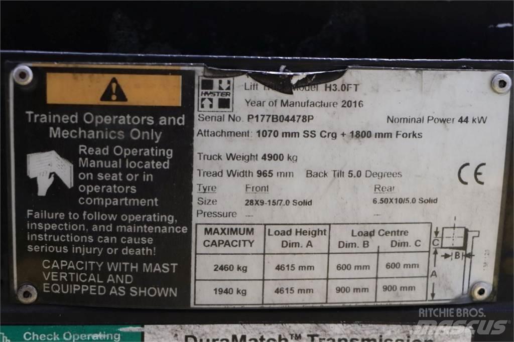Hyster H3.0FT 液化石油氣LPG卡車