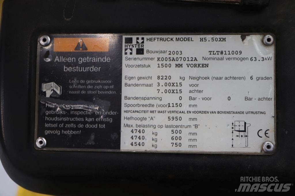 Hyster H5.50XM 液化石油氣LPG卡車