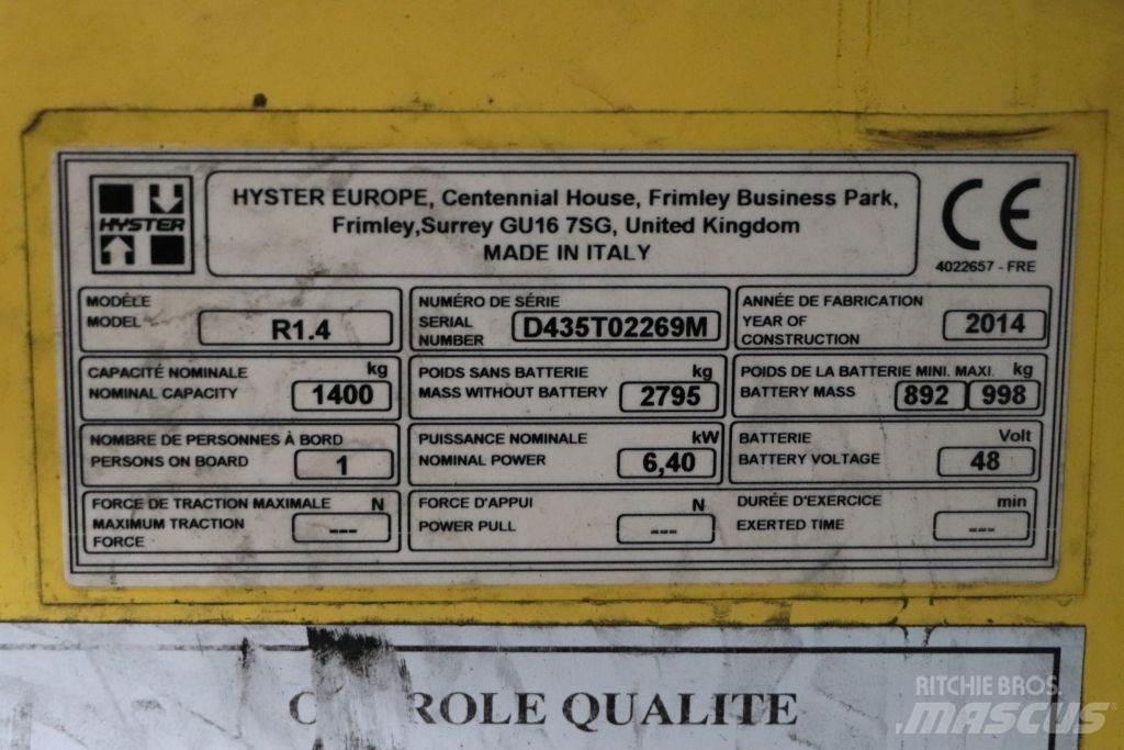 Hyster R1.4 前伸式堆高機(叉車)