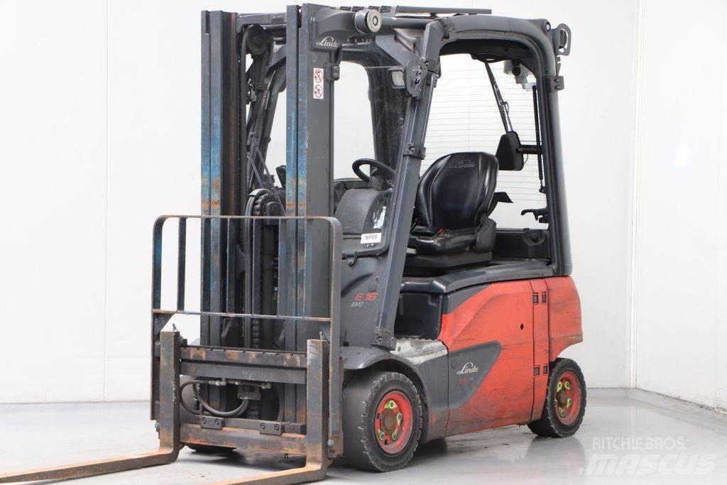 Linde E16P-02 電動堆高機