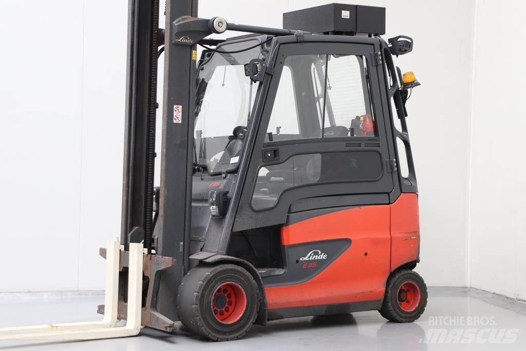 Linde E35HL-01 電動堆高機