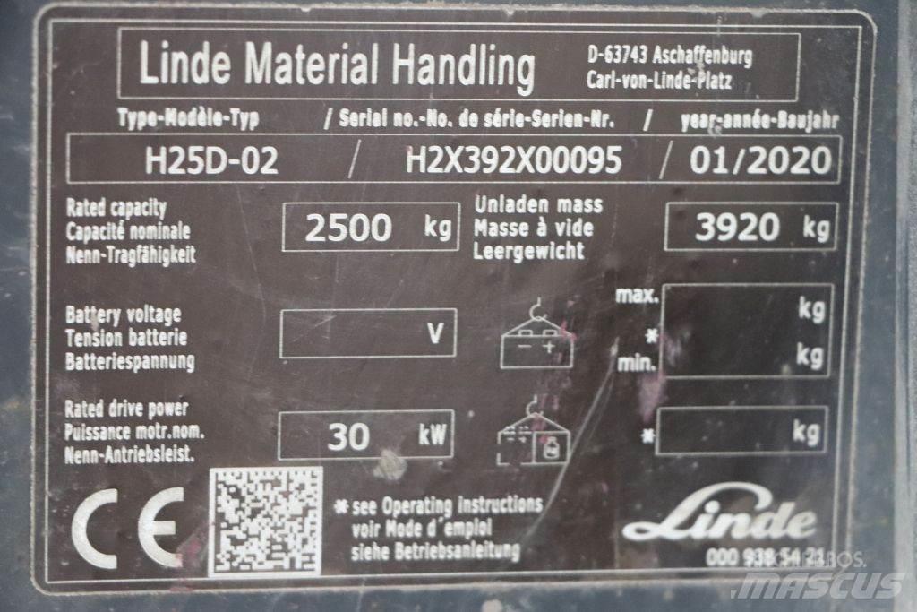 Linde H25D-02 柴油卡車