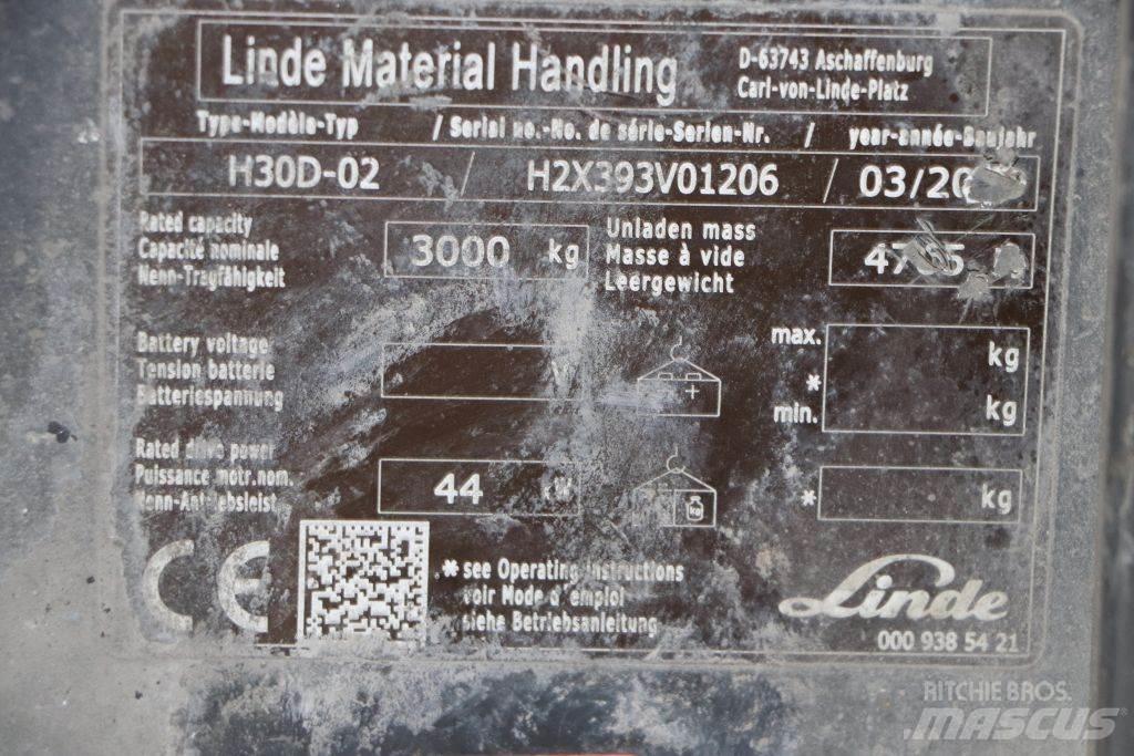 Linde H30D-02 柴油卡車