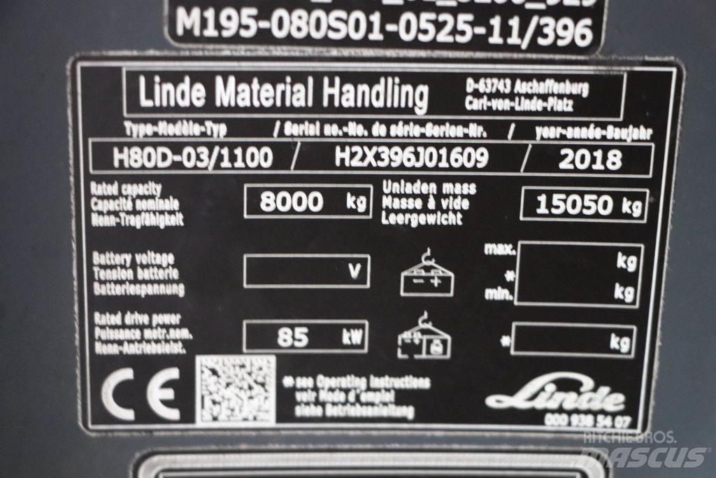 Linde H80D-03/1100 柴油卡車