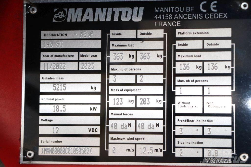 Manitou 140 SC 剪式升降機