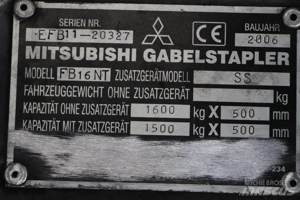 Mitsubishi FB16NT 電動堆高機