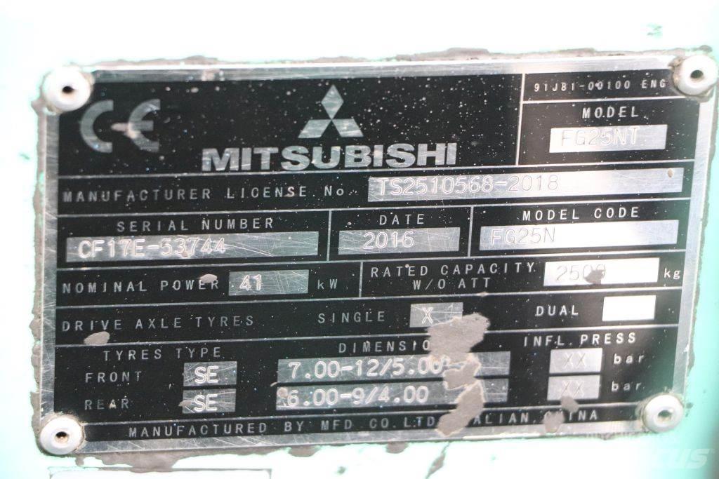 Mitsubishi FG25NT 液化石油氣LPG卡車