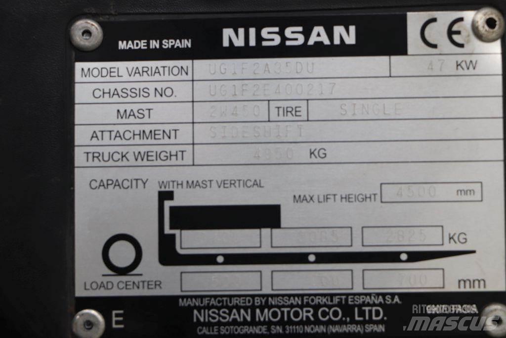 Nissan UG1F2A35DU 液化石油氣LPG卡車