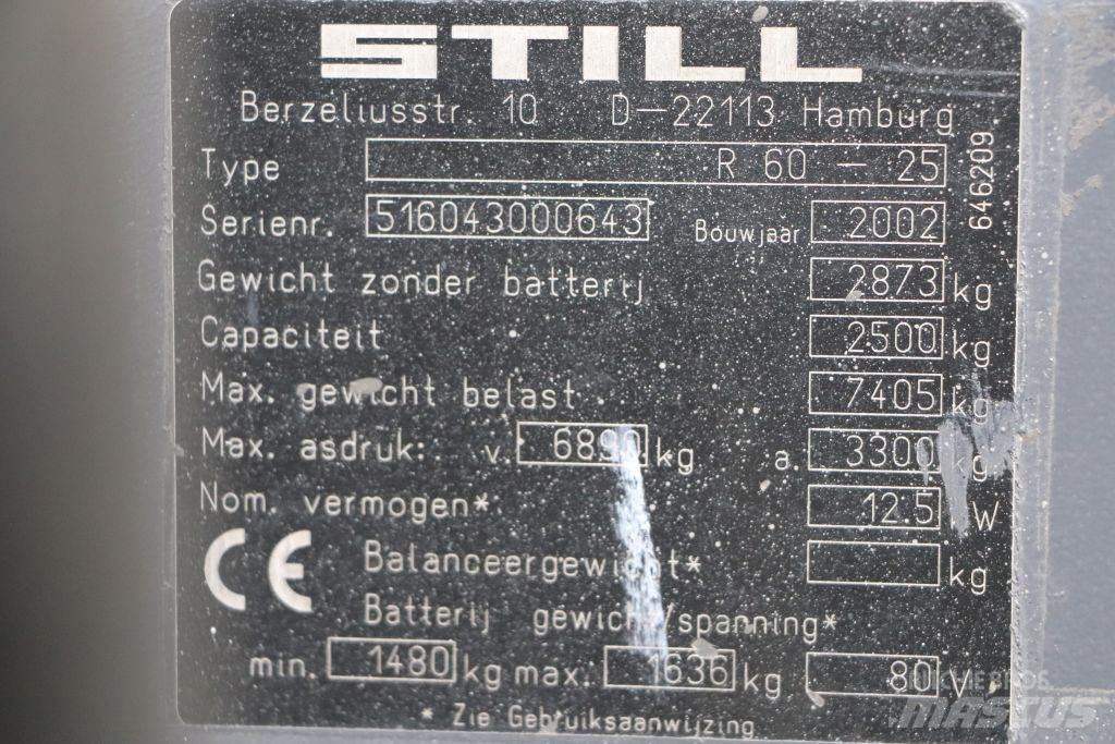 Still R60-25 電動堆高機