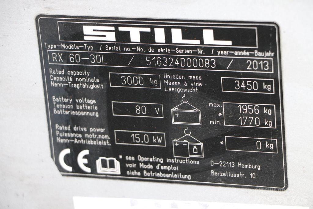 Still RX60-30L 電動堆高機