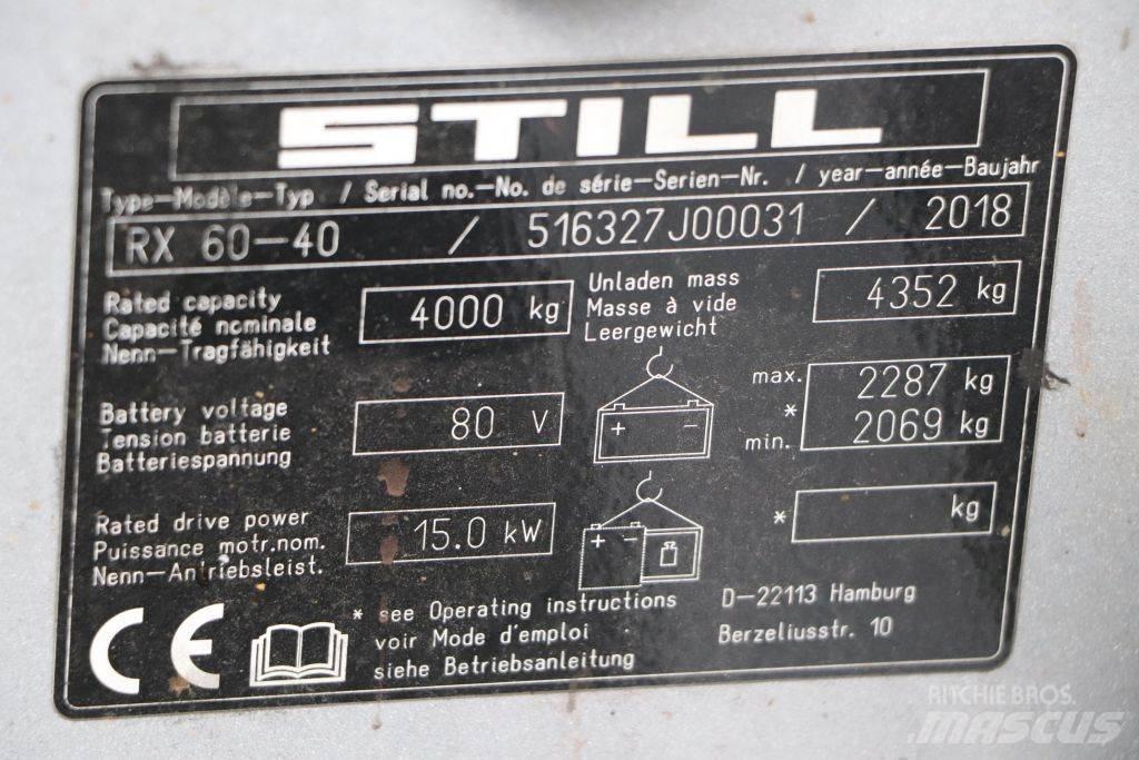 Still RX60-40 電動堆高機